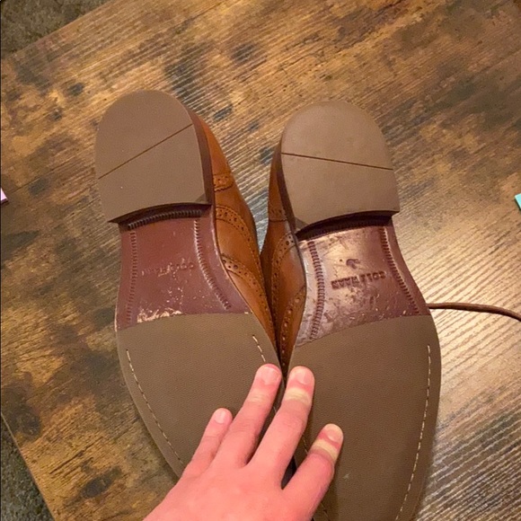 Cole Haan Brown Wingtip Dress shoes - Picture 5 of 7